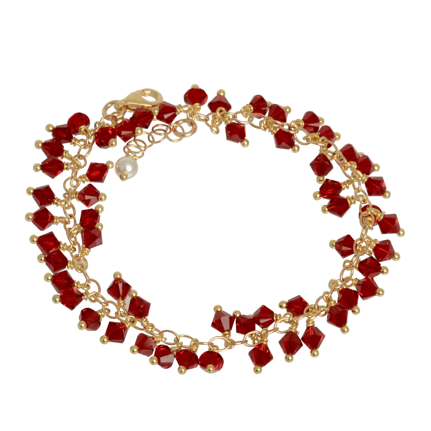 Swarovski Swarovski Power Collection Flower Bracelet, Red, Stainless steel  5523170 - Morré Lyons Jewelers